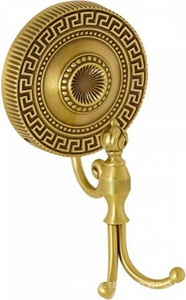 Крючок двойной, БЕЗ РОЗЕТКИ (цвет золото), /Cleopatra ZZ Migliore Monte Carlo 28071