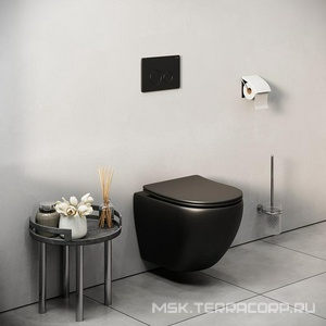 Клавиша смыва, двойной смыв, нержавеющая сталь, цв.черный матовый Grossman Classic 700.K31.05.21M.21M