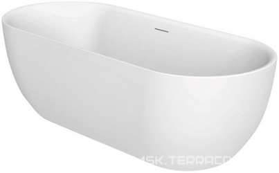 Ванна 1900x800xh610мм, отдельностоящая, слив-перелив, пробка слива цв.хром. в компл., (акрил цв.белый), BelBagno ZZ