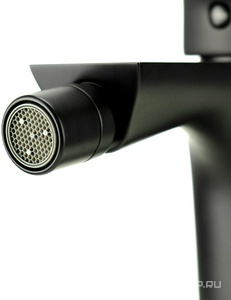 Смеситель для биде , 5x13.1x16.2 см, донный клапан Click/Clack в компл., цв. черный матовый ZZ Lemark Ursus LM7208BL