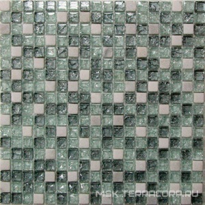 Мозаика Bonaparte Мозаика стеклянная с камнем Glass Stone 11 (15x15x8) ZZ 30x30