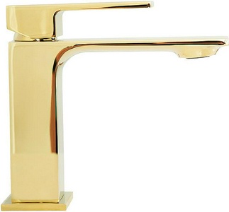Смеситель для раковины, с д/к, (цв.золото),  ZZ BelBagno Luce LUC-LVM-ORO