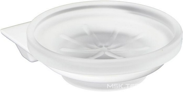 Мыльница стеклянная настенная Kammel K-8329white, цв. белый, ZZ Wasserkraft kammel K-8329WHITE