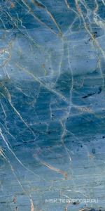 Керамогранит для пола Gardenia Orchidea la marmoteca Blue Denim  Lux  60x120 Синий G0027022