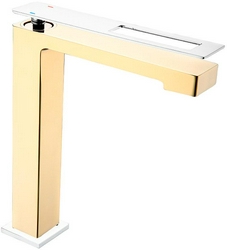 Смеситель Boheme Q 142-GCR для раковины| 5x26x22