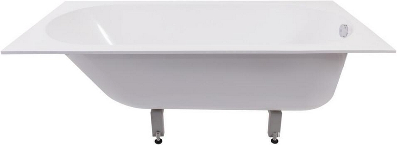 Ванна из искусственного камня 169,5х74,6х h66 см, без сифоны, ножки в комплекте, цв.белый глянец Aqua de Marco Verona 1170WVER/1175WVER/1170WVER_GEL