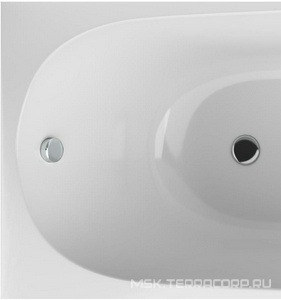 Ванна акриловая 170х70 см (без каркаса, панели и сифона),  AMPM Spirit W72A-170-070W-A2