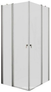 Дверь для душа распашная, -120, профиль сатин, стекло прозрачное ZZ Ravak CRV2 1QVG0U00Z1