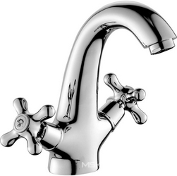 Смеситель Elghansa Retro Chrome 1902754 для раковины| 19x17x16