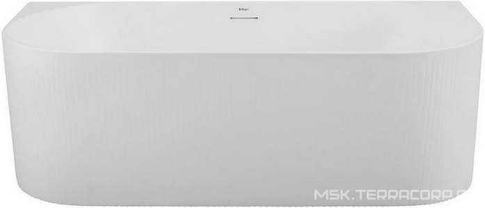 Ванна 1700x800xh560мм, пристенная, слив-перелив, пробка слива цв.белый мат. в компл., (акрил цв.белый матовый), BelBagno ZZ BelBagno Универсал BB412-1700-800-MATT