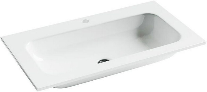 Раковина для мебели, прямоугольная  810х457 мм, цвет белый Ceramica Nova Element CN7012