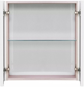 Шкафчик подвесной "" 560x203x588мм, двухстворчетый,  цв.белый ZZ Aquaton Шерилл 1A206603SH010