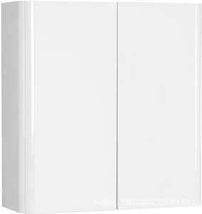 Шкафчик подвесной "" 560x203x588мм, двухстворчетый,  цв.белый ZZ Aquaton Шерилл 1A206603SH010