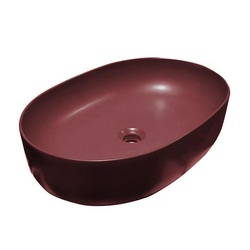 Раковина Kerasan Nolita 60х40 см, бургундский матовый| 60x15x40