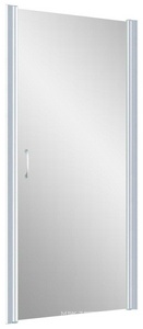 Дверь в нишу , 80*190 см, универсальное, профиль матовый хром, стекло прозрачное с покрытием QuickNano ZZ Vegas Glass EP EP 0080 07 01 QuickNano