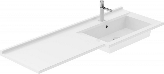 Раковина Цвет и Стиль Фишка 135 R| 135x15x48