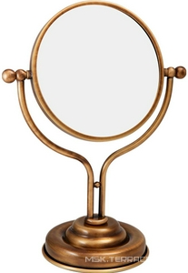Зеркало косметическое, настольное , 3х кратное увеличение, (цв.бронза),  ZZ Migliore Mirella 17171