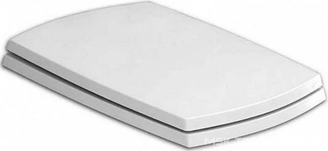 Сиденье для унитаза, с микролифтом, (цв. белый матовый, петли цв. хром),  ZZ ArtСeram Jazz JZA006 05; 71