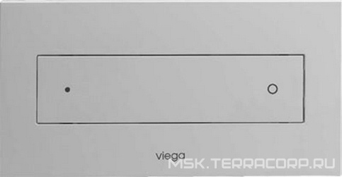 Кнопка для унитаза, пластик, мат.хром (8332.1) Т5 Viega Style ZZ