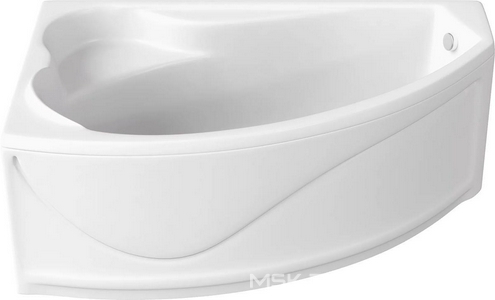 Ванна акриловая  170х102 см, левая (БЕЗ каркаса n039642 и сифона 19649) Bas Николь В 00027