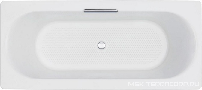 Ванна чугунная VOLUTE 180x80, без ножек, без слива-перелива, цв. белый ZZ Jacob Delafon volute E6D900-0