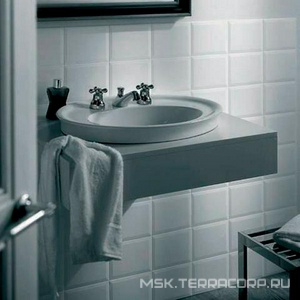 Раковина 650х480мм, встраиваемая в столешницу сверху, с 1 отв. д/смес., Dolcevita ZZ Hatria DolceVita Y0PL01