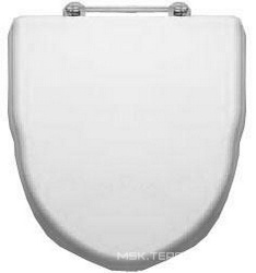 Сиденье для унитаза МДФ, белое, петли (латунь), Oxford ZZ