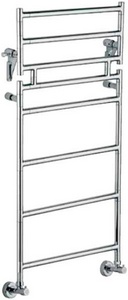 Полотенцесушитель с откидной обогрев. полкой Art.483/8/500CR 500х900/1135мм (ГВС), Margaroli ZZ Margaroli Sereno 483/8/500CR