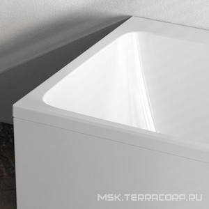 Ванна акриловая  170x80 см, без каркаса и слива-перелива, ZZ AMPM FUNC W84A-170-080W-A