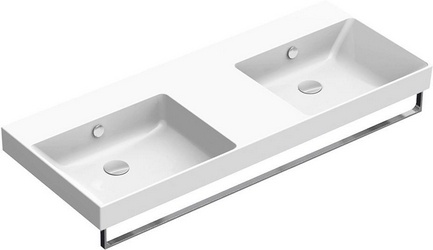 Раковина Catalano Zero New 125 двойная| 125x17x50