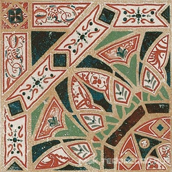 Centro Mudejar rojo XX |33x33