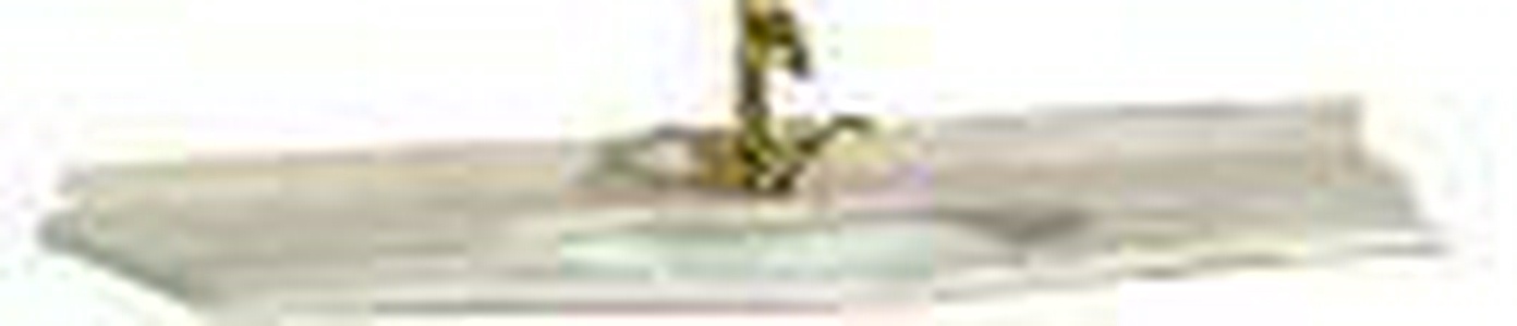 Столешница для тумбы 7233, мрамор цв. Травертино 1отв. для смесителя,  Decoro ZZ TW Collection Barocco Столешница Barocco Decoro