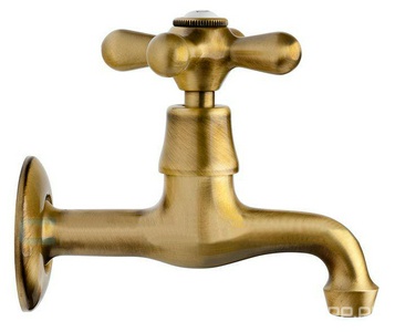 Кран одновентильный, удлинённый, 125мм, (цв. хром, ручка ), Classico ZZ Nicolazzi Nuova Brenta 2546 CR