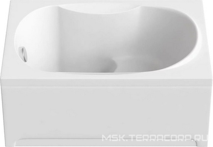 Ванна акриловая "" 105х70см (БЕЗ каркаса и сифона 19649) ZZ Bas Рио В 00046