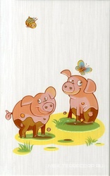 Декор Fiori 2 "Поросята" XX25х40