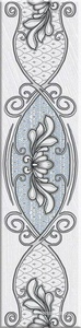 Декор Azori Chateau Бордюр  Grey "Classic"XX 4.7x20.1 583161001