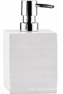 Дозатор для жидкого мыла Leine, настольный, цв. белый матовый, ZZ Wasserkraft leine K-3899
