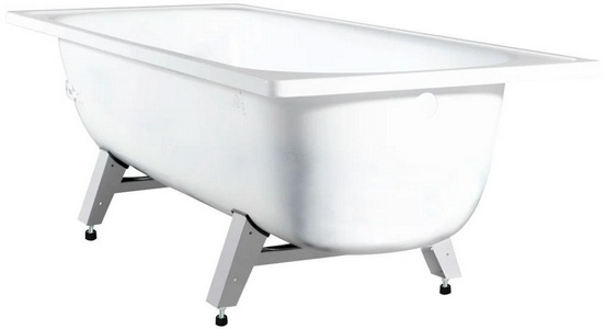 Ванна стальная 170*70 см, ножки в комплекте, БЕЗ слива-перелива ZZ ВИЗ MARION S-70001