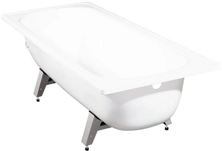 Ванна стальная 170*70 см, ножки в комплекте, БЕЗ слива-перелива ZZ ВИЗ MARION S-70001