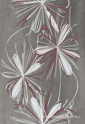 Декор SONNET GREY FLOWER |27.8x40.5