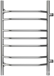 Полотенцесушитель водяной 500х800, 7 секций, боковое подключение, цв.хром ZZ Azario RAVENNA AZ07558