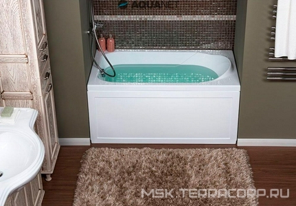 Ванна акриловая Aquanet West 140x70 см с каркасом ZZ Aquanet west 205560