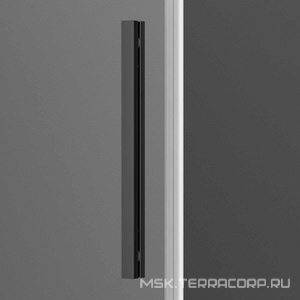 Душевой уголок 900x900хh1950мм, квадратн., раздвижные двери, (стекло прозрачное 6мм Easy Clean, фурн.цв.вороненая сталь),  ZZ Vincea Soft VSS-3SO900CLGM