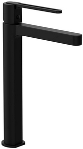 Смеситель для раковины, Высокий, без д/к, (цв.черный матовый),  ZZ Vincea Rondo VBF-1R2MB