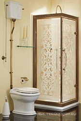 Рама непод.прав д/двери угл.каб.с комп.проф. 89,5хh200см(внут.проф..золото/сатин,внеш.проф/брон,элем.из смол сус.зол с череш/ант)(LT FO.CA) Princes XX