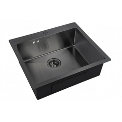 Мойка кухонная Zorg Inox PVD 5951 grafit| 51x59x20