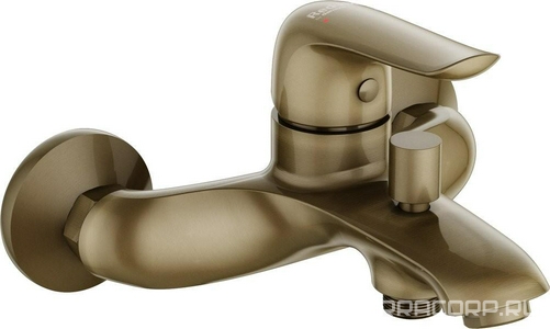 Смеситель для ванны/душа , излив 185 мм, цв.бронза KL RedBlu Palace Evo 391000000