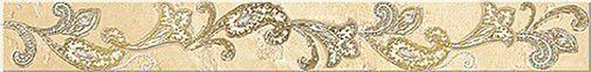 Бордюр Sfumato Beige Paisley XX l6.2x50.5