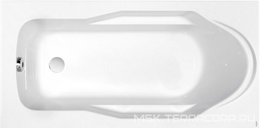 Акриловая ванна Cersanit Santana 140 ультра белый| 140x70x41