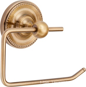 Держатель для туалетной бумаги, без крышки, настенный, цв.бронза XX Fora Real FOR-RE016